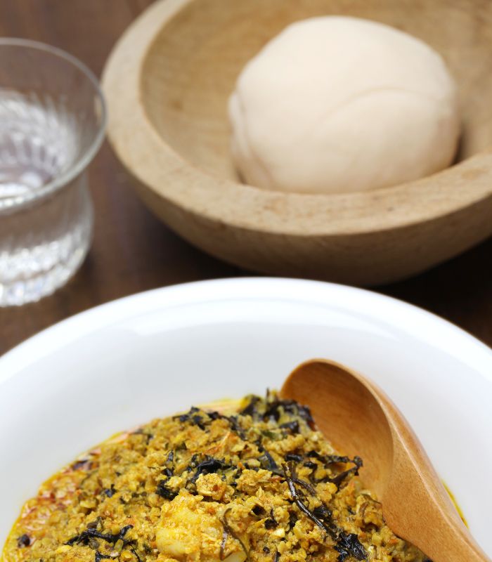 Fufu and egusi Fufu and egusi